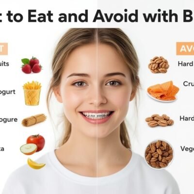 What to eat with braces in teeth