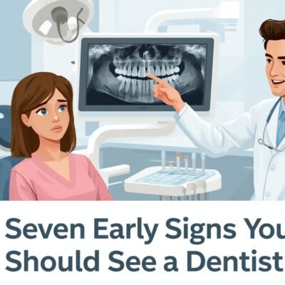7 early signs you should see a dentist