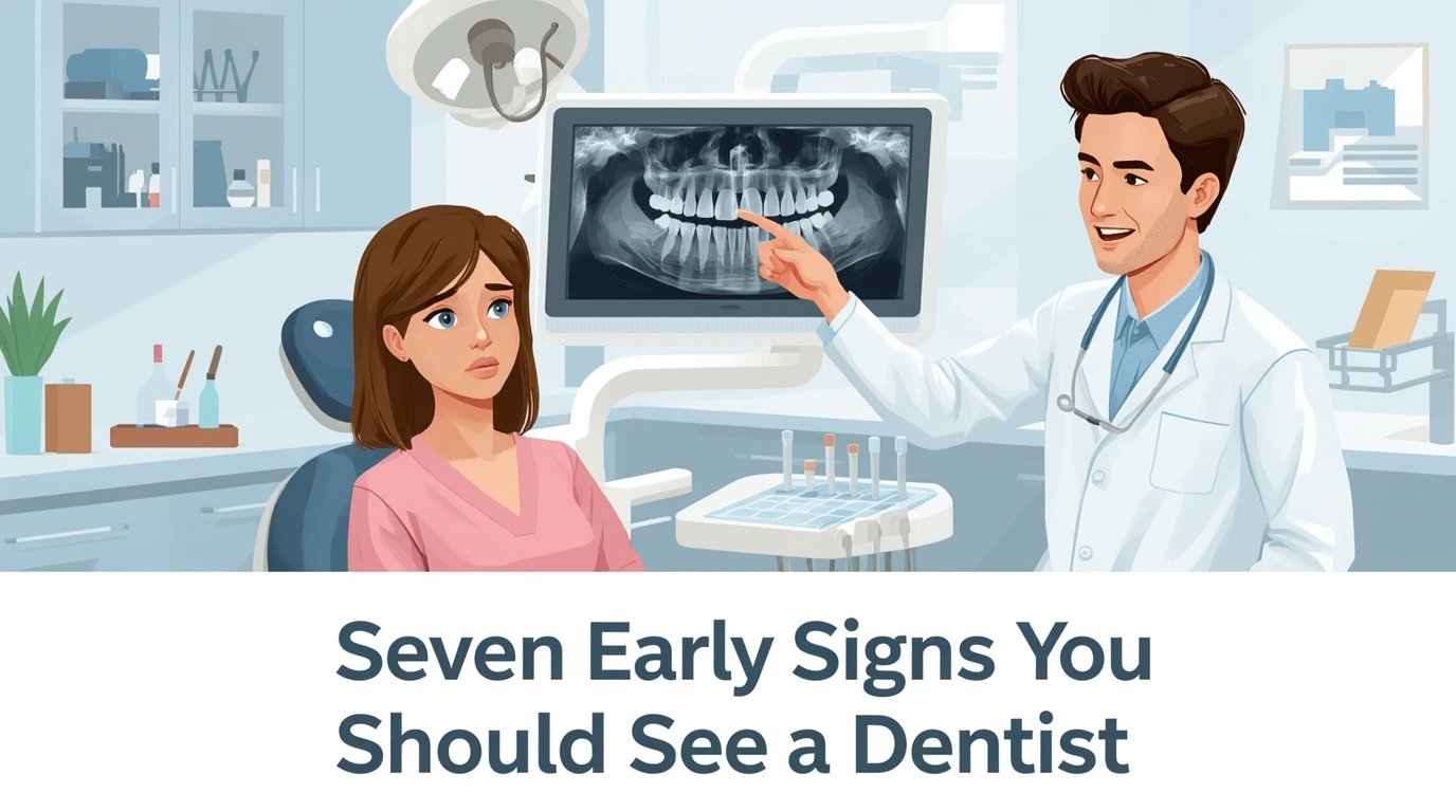 7 early signs you should see a dentist